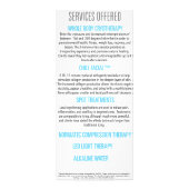 ダラスの冷え + Rackcardを直して下さい ラックカード (裏面)