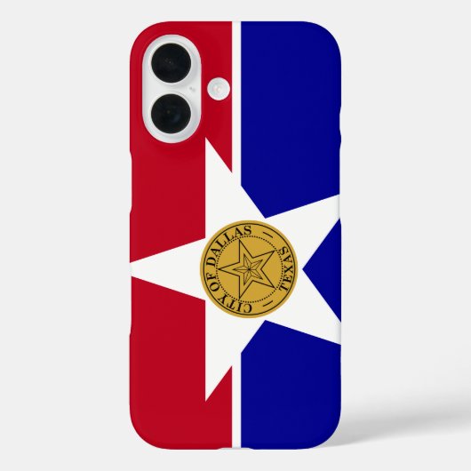 ダラスの旗 Case-Mate iPhoneケース (裏面)