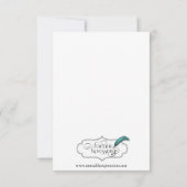 ダラスの行先の結婚式の保存日付 セーブザデート (裏面)