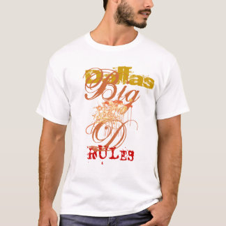 ダラスの規則の抽象芸術 Tシャツ