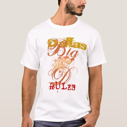 ダラスの規則の抽象芸術 Tシャツ (正面)