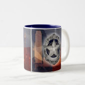 ダラスの警察 ツートーンマグカップ (正面右)