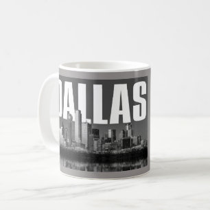 ダラスの都市景観 コーヒーマグカップ