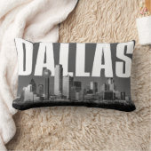ダラスの都市景観 ランバークッション (ブランケット)