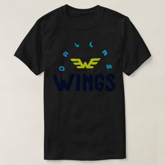 ダラスウィイイングス2 Tシャツ (デザイン正面)