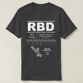ダラスエグゼクティブエアポートRBD Tシャツ