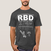ダラスエグゼクティブエアポートRBD Tシャツ (正面)