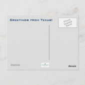 ダラススカイラインアットナイトポストカード ポストカード (裏面)