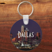 ダラススカイラインアットナイト キーホルダー (正面)