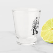 ダラススカイラインアートデザインダラススカイラインデザイン ショットグラス (左)