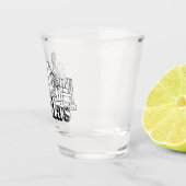 ダラススカイラインアートデザインダラススカイラインデザイン ショットグラス (右)