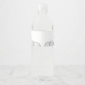 ダラススカイライン |ウェルカムメッセージ ペットボトルラベル (裏面)