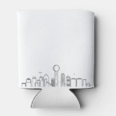 ダラススタイルのスカイライン |の結婚クーラーボックス 缶クーラー (裏面)