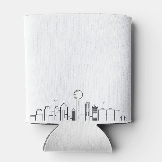 ダラススタイルのスカイライン |の結婚クーラーボックス 缶クーラー (裏面)