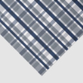 ダラススポーツファンシルバーネイビーブループレイドストライプの 薄葉紙 (詳細)