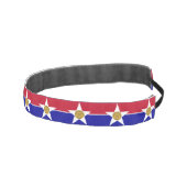 ダラススリップまたは滑ること州旗付きノンヘッドバンド アスレチックヘッドバンド (右)