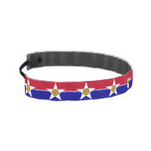 ダラススリップまたは滑ること州旗付きノンヘッドバンド アスレチックヘッドバンド (左)