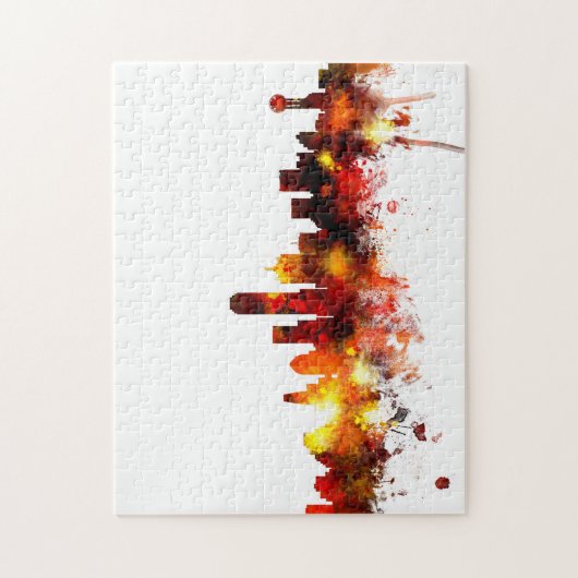 ダラステキサス州のスカイライン ジグソーパズル (縦)