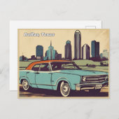 ダラステキサス州はがき ポストカード (正面/裏面)