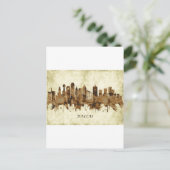 ダラステキサス州シティスケープ シーズンポストカード (スタンド正面)