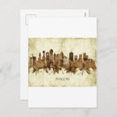 ダラステキサス州シティスケープ シーズンポストカード (正面/裏面)