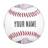 ダラステキサス州シティ統一された州ヴィンテージUSA 野球ボール (裏面)