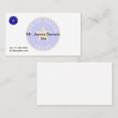 ダラステキサス州シ素晴らしール 名刺 (正面/裏面)