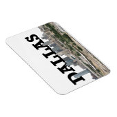 ダラステキサス州スカイラインとダラス・イン・ザ・スカイ マグネット (右側)