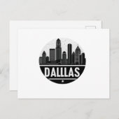 ダラステキサス州スカイラインポストカード シーズンポストカード (正面/裏面)