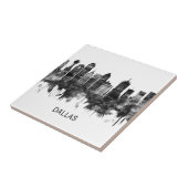 ダラステキサス州スカイラインBW タイル (側面)