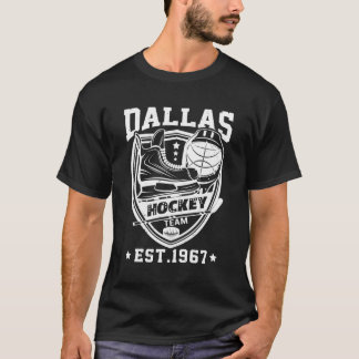 ダラステキサス州スタースティックスホッケーチームEst 1967 Tシャツ