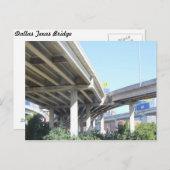 ダラステキサス州ブリッジ# 3 ポストカード (正面/裏面)