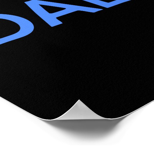 ダラステキサス州レトロ旅行ポスター ポスター (角)