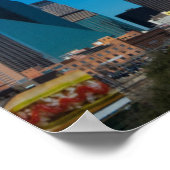 ダラステキサス州夕暮れ ポスター (角)