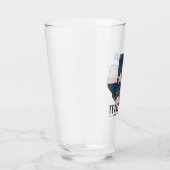 ダラステキサス州州マップ国旗 タンブラーグラス (右)