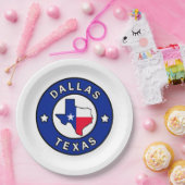 ダラステキサス州 ペーパープレート (パーティー)