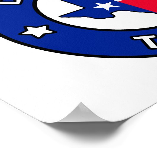 ダラステキサス州 ポスター (角)