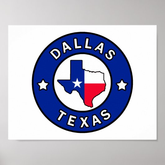 ダラステキサス州 ポスター (正面)