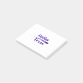 ダラステキサス州 ポストイット (アングル)