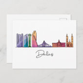 ダラステキサス州 ポストカード (正面/裏面)