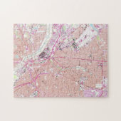 ダラステキサス州(1958年)のヴィンテージの地図 ジグソーパズル (横)