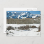 ダラスディバイドの冬 ポストカード (正面/裏面)