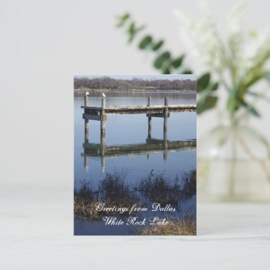 ダラスポストカードからの挨拶 ポストカード (スタンド正面)