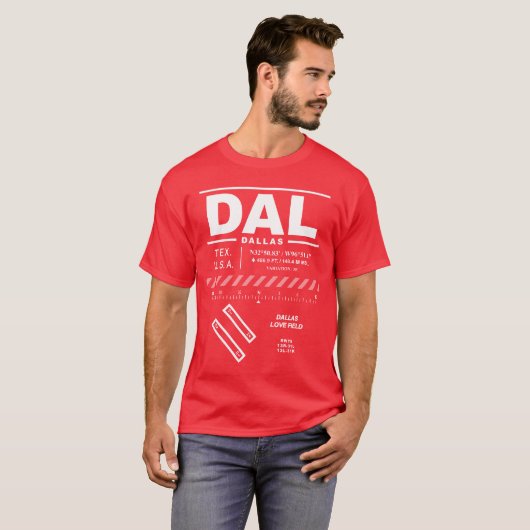 ダラスラブフィールドエアポートダルTシャツ Tシャツ (正面フル)