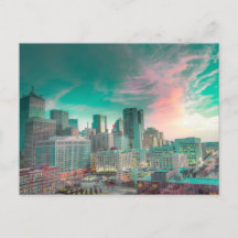 ダラス上空の日の出、テキサス州