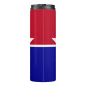 ダラス国旗を持つサーマルタンブラー タンブラー (裏面)