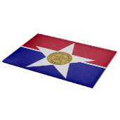 ダラス国旗を掲げた愛国的な裁断ボード カッティングボード (角)