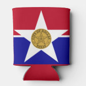 ダラス国旗、テキサス州クーラーボックス 缶クーラー (裏面)