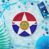 ダラス国旗、テキサス州紙プレート ペーパープレート (パーティー)