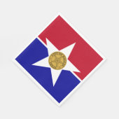 ダラス国旗(テキサス州) スタンダードランチョンナプキン (角)